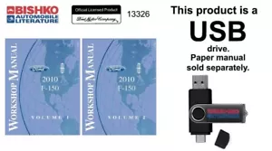 2010 Ford F-150 Truck Shop Service Repair Manual USB Drive - Picture 1 of 1