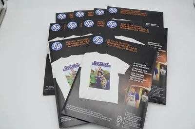 (Lot of 10) HP Iron-On Transfers 8-1/2 x 11 White 12/Pack C6049A - Image 1 of 3