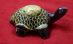 Decorative Turtle Figurine Home Table Decor Brass Handmade Statue Gift VR630 - Picture 1 of 10