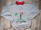 Vintage Italia 90 Coupe Du Monde De Football Challege Sweatshirt Pull Gris...