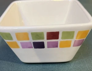 Azulejos Pampered Chef Simple Additions Pequeño Cuenco Cuadrado Retirado 3"x4.5" - Imagen 1 de 3