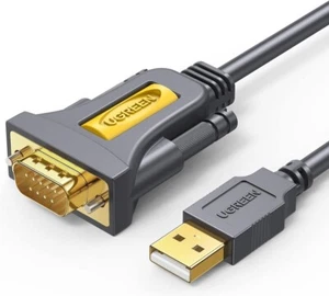 UGREEN USB Serial Cable USB to RS232 DB9 9 pin Converter Cable for Connecting Ci - Picture 1 of 2