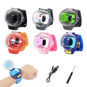 Car Toys Watch RC Toy RC Mini Remote Control Car Watch Rechargeable Kids Gift - Picture 1 of 26