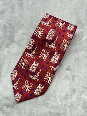 Corbata de seda para hombre Reflets D'Art Paris Landmarks Foto 1 de 4