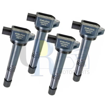 Delphi 4pcs Ignition Coil for Honda Accord 2003 2004 2005 2006 2007 - Image 1 of 4