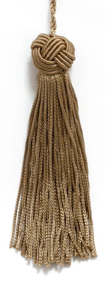 Foncé Sable 4 " Chaînette Glands Flotté Bronze [Ensemble De 10] - Photo 1/1