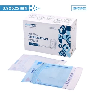 OneMed Borse Sterilizzazione Autosigillanti Mediche Odontoiatriche 3-1/2"x5-1/4" fino a 4000 - Foto 1 di 7