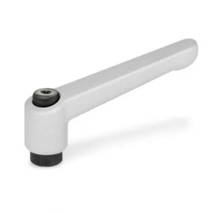 verstellbarer Klemmhebel mit Innengewinde M6, Hebel 30mm, silber - Bild 1 von 2