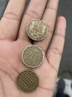 Three Peni Old Coins 1941 1955 1961