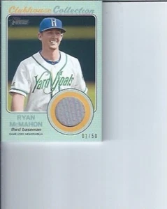 Ryan McMahon 2017 Topps Heritage Minors Blue Clubhouse Collection #ed /50 - Picture 1 of 1