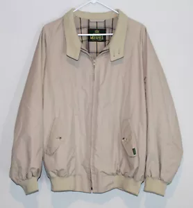 Grenfell Golfer Harrington Jacke Full Zip Made England hellbraun Vintage Herren 48 XL - Bild 1 von 10