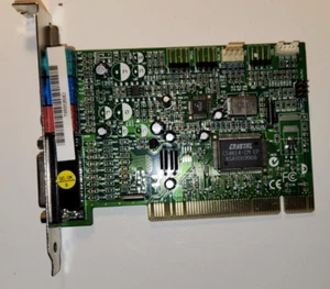 Crystal 4614-CM 4 PCI Sound Card - Vintage DOS / WIN95 / WIN98 Sound Blaster Emu - Afbeelding 1 van 2
