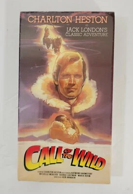 Call Of The Wild (VHS Tape, 1992) Charlton Heston Raymond Harmstorf Movie New - Image 1 of 4