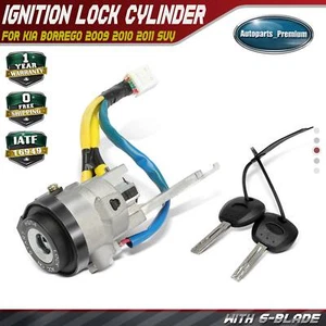 New Ignition Lock Cylinder Zamak 5 with 2 Keys for Kia Borrego 2009 2010 2011 - Bild 1 von 8