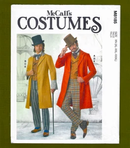 Men's Victorian Steampunk Costume Sewing Pattern (Sizes XL-XXXL) McCalls 8185 - Picture 1 of 9