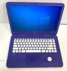 HP Stream 14-ax020wm Laptop Intel Celeron N3060 1.60GHz 4GB RAM 32GB Hp13 - Afbeelding 1 van 4