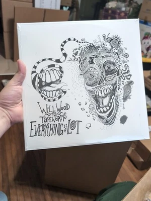 Will Wood and The Tapeworms Everything Is A LOT. White Vinyl LP Record - Image 1 of 2
