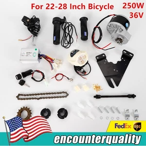 36V 250W ELECTRIC BICYCLE MOTOR KIT E-BIKE CONVERSION KIT SIMPLE DIY EBIKE USA - Picture 1 of 10