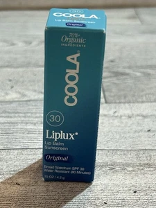 COOLA Classic Liplux balsamo labbra biologico protezione solare SPF 30,15 oz formato completo - Foto 1 di 8