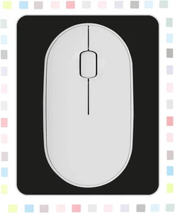 Mini Mauspad, kleines Mauspad 5x6 Zoll ultra dicke rutschfeste Basis tragbar - Bild 1 von 6