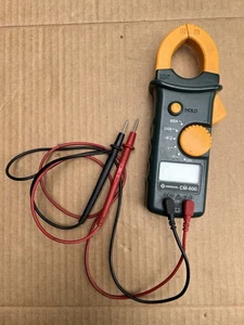 🇺🇸Greenlee CM-600 AC/DC 600A Misuratore a Pinza Multimetro Morsetto con Piombo🇺🇸 - Foto 1 di 9