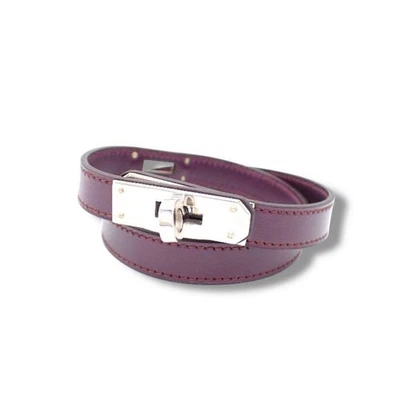 Gargantilla Hermes Kelly Doble Tour Collar Púrpura 3427 Foto 1 de 4