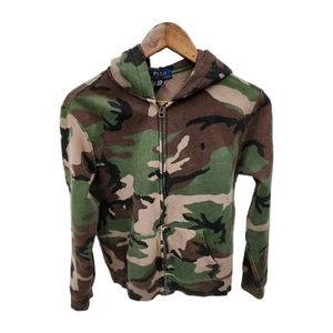 Polo Ralph Lauren Hoodie Gr. 18/20 XL Camouflage Full Zip Sweatshirt Outdoor Kinder - Bild 1 von 8