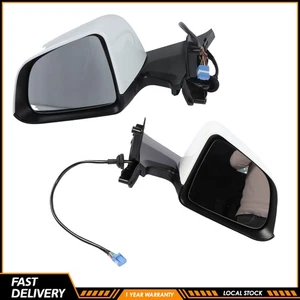For Tesla Model Y 2020-2023 Right & Left Side Mirror Power Fold Heated White - Picture 1 of 12