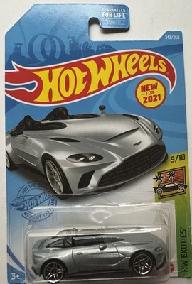 2021 Hot Wheels HW EXOTICS 9/10 Aston Martin V12 Speedster 243/250 - Image 1 of 2