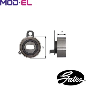TENSIONER PULLEY TIMING BELT T41072 FOR TOYOTA COROLLA/Liftback/Compact GEO - Picture 1 of 8