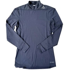 Adidas Shirt Herren Größe Large grau Climawarm Base Layer Performance Kompression - Bild 1 von 10