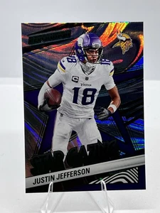 2025 Panini Revolution - Justin Jefferson Star Gazing Green Astro Swirl /25 SSP - Picture 1 of 4