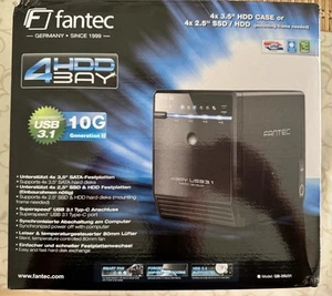 FANTEC QB-35U31 - 4x 3.5"/2.5“ HDD Gehäuse USB 3.2 Gen 2 - Photo 1/7