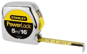 Stanley 33-158 3/4" x 16' 5M Tape Measure Rule with Belt Clip - Pack of 2 - Picture 1 of 2