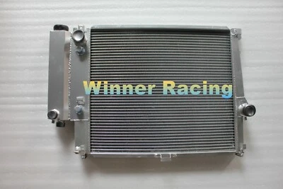 Radiador aluminio Fit BMW E34 525i 525iT L6 2.5L M20 M50 AT 1989 - 1995 Foto 1 de 4