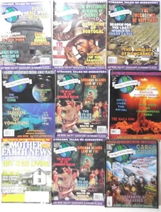 9 Magazine lot World Explorer STRANGE TALES OF DISCOVERY and Mother earth news - Picture 1 of 4