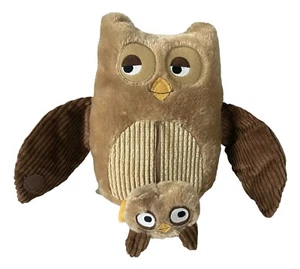 Lämmer Efeu Eule Plüsch Mama Baby Vogel Peekaboo gerippter Cord Stofftier Spielzeug 9 Zoll - Bild 1 von 8