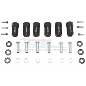 NEW GPM Alum Hex Adapters 23mm Thick 30Pcs BLK Traxxas TRX-6 FREE US SHIP - Picture 1 of 4