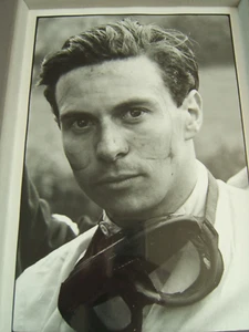 FOTOGRAFÍA DE JESSIE ALEXANDER DE JIM CLARK PILOTO DE CARRERAS ENMARCADO FIRMADO - Imagen 1 de 10