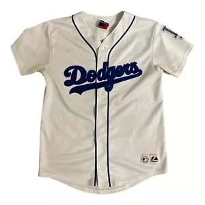 Majestic Trikot MLB Baseball Los Angeles Dodgers 15 Furcal Kinder - Picture 1 of 10