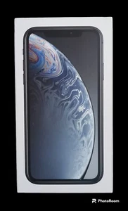 Original empty box APPLE iPhone XR 64GB BLACK - BOX ONLY - NO PHONE - BOÎTE VIDE - Photo 1 sur 9