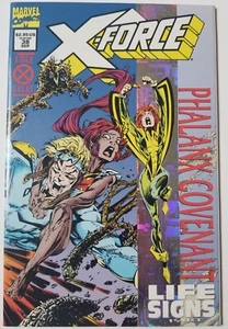 X-Force #38 (Marvel Comics, 1994) Phalanx Covenant, cubierta holográfica - Imagen 1 de 1