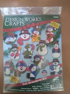 Kit de adornos navideños aplique de fieltro Design Works hace 13 LOTSA DIVERTIDO 5352 - Imagen 1 de 2