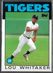Topps 1986 ~ Lou Whitaker 20 - Imagen 1 de 2