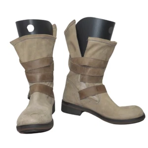Steve Madden Brown Distressed Slouchy Strap Brewzzer Boots Damen Größe EU 39 - Bild 1 von 9