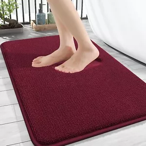 Extra Soft Memory Foam Bath Mat Non-Slip Quick Dry Absorbent Rug for Bathroom - Picture 1 of 63