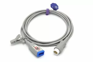 Philips M1669A Compatible 3 Lead ECG Trunk Cable | Same Day Shipping - Picture 1 of 4