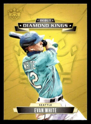 2021 Panini Diamond Kings #DDK-SM Evan White Debut Diamond Kings - Image 1 of 2