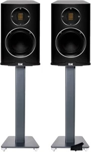 ELAC BS243.4-SB Carina 5.25" Premium Bookshelf Speakers, Satin Black - Picture 1 of 5