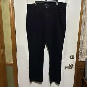 NYDJ Blue Jeans Straight Leg LiftxTuck Technology Womens Size 22W Dark Wash - Picture 1 of 6